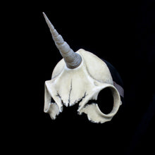 Handmade Resin Skull Mask - Unicorn