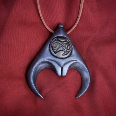 Labyrinth inspired, Jareth cosplay, cold cast resin necklace