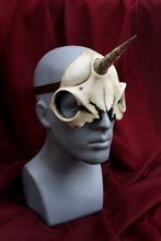 Handmade Resin Skull Mask - Unicorn