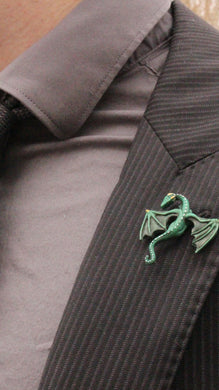 Handmade Resin Dragon lapel pin