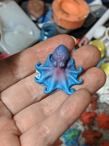 Handmade Resin Octopus Lapel Pin