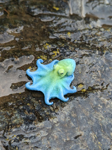 Handmade Resin Octopus Lapel Pin