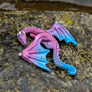 Handmade Resin Dragon lapel pin