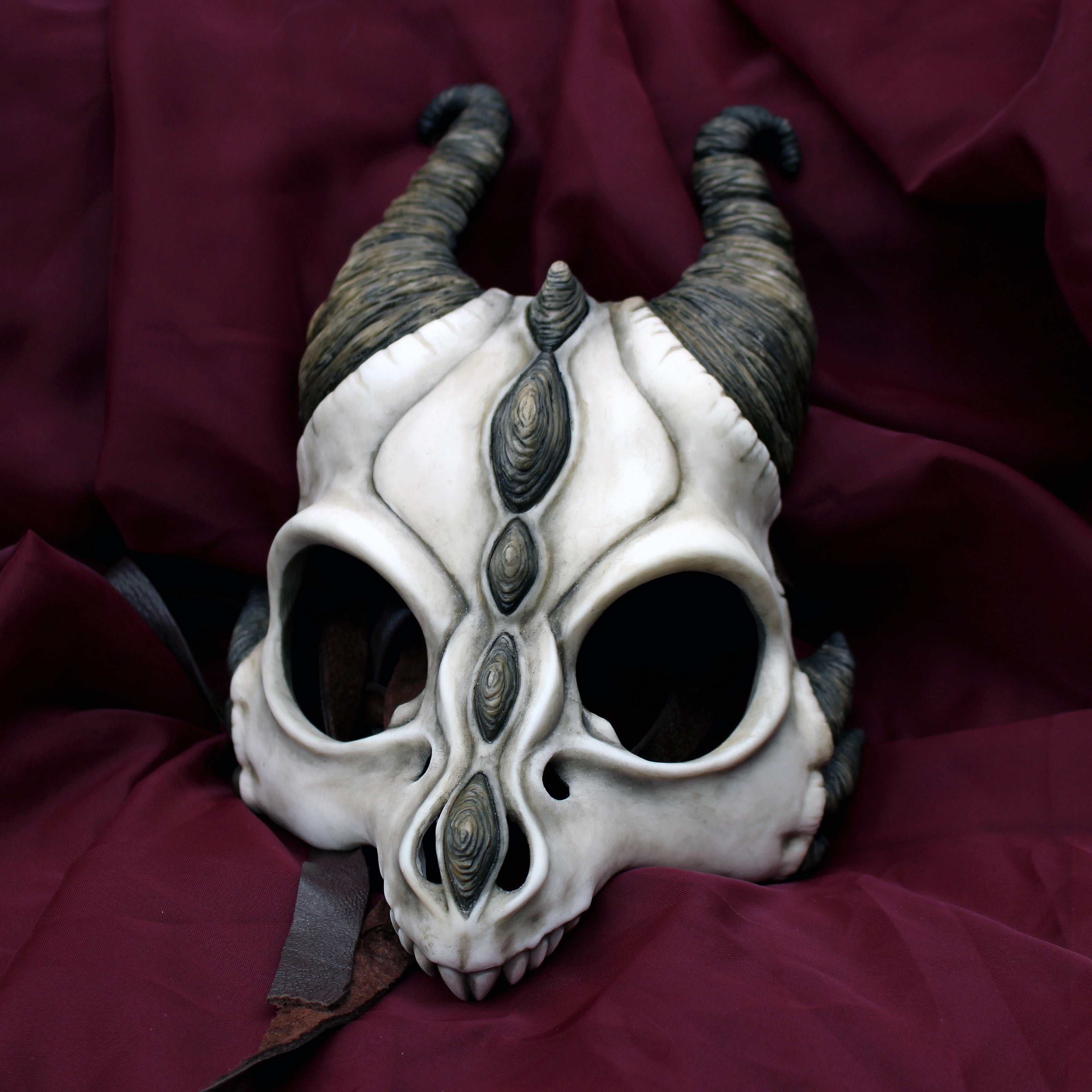 Handmade Resin Skull Mask - Skull Mask – AishaVoya Creations