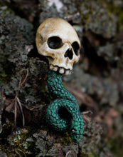 Dark Mark inspired, Skull and snake resin lapel pin