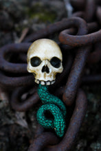 Dark Mark inspired, Skull and snake resin lapel pin