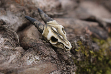 Handmade Resin Dragon Skull lapel pin