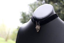 Handmade Resin Dragon Skull Choker Necklace