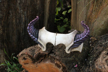 Handmade Resin Demon Horned Skull Headdress