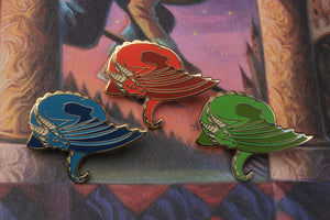 Never Tickle a Sleeping Dragon- hard enamel pin