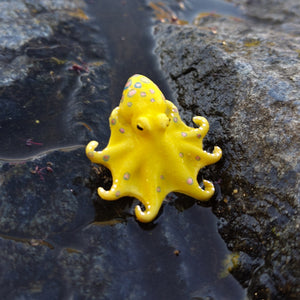 Handmade Resin Octopus Lapel Pin