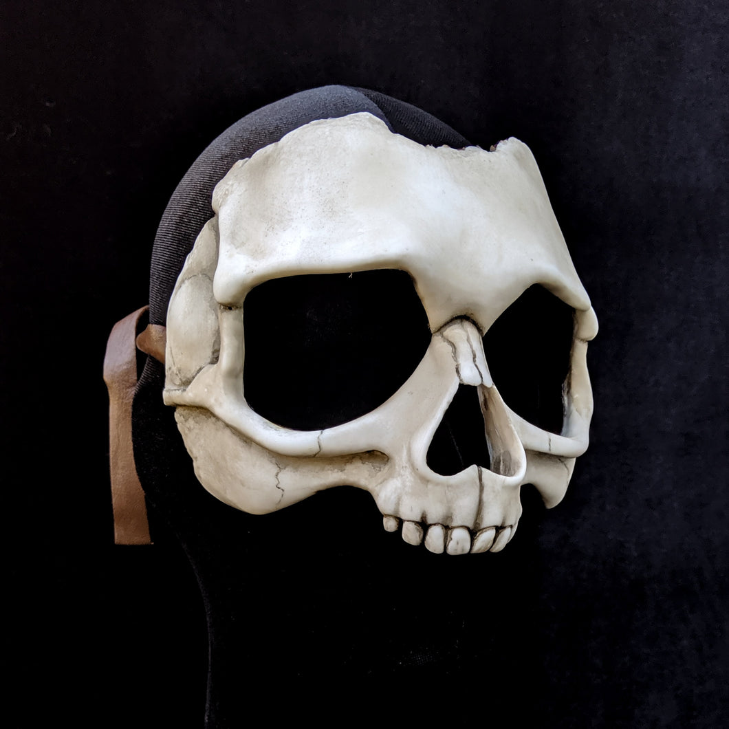 Handmade Resin Skull Mask - Human Skull Mask