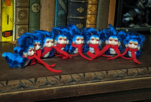 Labyrinth inspired Ello Worm figure/ shoulder pet doll