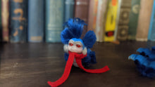 Labyrinth inspired Ello Worm figure/ shoulder pet doll
