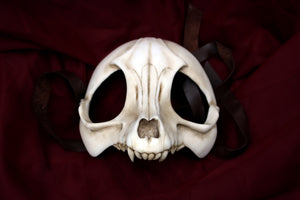 Handmade Resin Skull Mask - Fox Skull