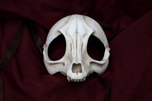Handmade Resin Skull Mask - Fox Skull