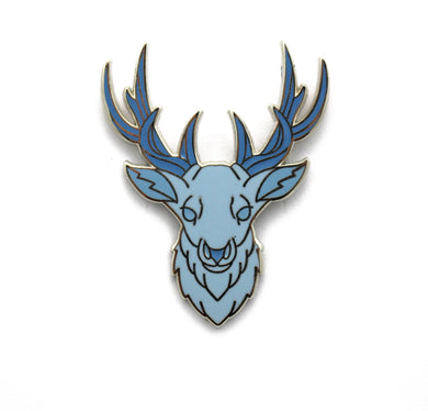 Book 3 inspired enamel pin, the Stag